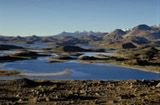  Náhorní plošina Altiplano je kombimací vysokých hor a jezer obsahujících nepitnou vodu 