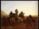 WIMAR Carl_American painter (b. 1828, Siegburg, d. 1862, Saint Louis)_The Lost Trail_1856_Oil on canvas, 50 x 78 cm_Museo Thyssen-Bornemisza, Madrid