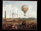 IBBETSON Julius Caesar | English painter (b. 1759, Leeds, d. 1817, Masham) | George Biggins' Ascent in Lunardi' Balloon | 1785 | Oil on canvas, 50,5 x 61 cm | Neue Pinakothek, Munich