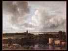 RUISDAEL Jacob Isaackszon van | Dutch painter (b. ca. 1628, Haarlem, d. 1682, Amsterdam) | An Extensive Landscape with a Ruined Castle and a Village Church | 1665-72 | Oil on canvas, 109 x 146 cm | National Gallery, London