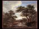 RUISDAEL Jacob Isaackszon van | Dutch painter (b. ca. 1628, Haarlem, d. 1682, Amsterdam) | Sunrise in a Wood | after 1670 | Oil on canvas, 90 x 77 cm | Wallace Collection, London