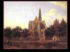 HEYDEN Jan van der | Dutch painter (b. 1637, Gorinchem, d. 1712, Amsterdam) | View of the Westerkerk, Amsterdam | 1670s | Oil on panel, 41 x 59 cm | Wallace Collection, London