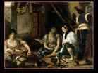 DELACROIX Eugčne | French painter (b. 1798, Charenton-Saint-Maurice, d. 1863, Paris) | The Women of Algiers | 1834 | Oil on canvas, 180 x 229 cm | Musée du Louvre, Paris