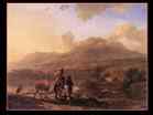 BERCHEM Nicolaes Dutch painter | (b. 1620, Haarlem, d. 1683, Amsterdam) | Italian Landscape at Sunset | 1670-73 | Oil on canvas | Alte Pinakothek, Munich