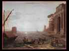 CLAUDE LORRAIN | A Seaport at Sunrise | 1674 | Oil on canvas, 72 x 96 cm | Alte Pinakothek, Munich