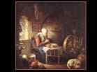 DOU Gerrit  | (b. 1613, Leiden, d. 1675, Leiden) | The Prayer of the Spinner | ???? | Oil on wood, 27,7 x 28,3 cm | Alte Pinakothek, Munich