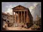 ROBERT Hubert | French painter (b. 1733, Paris, d. 1808, Paris) | The Maison Carée in Nimes | 1783 | Oil on canvas, 102 x 143 cm | The Hermitage, St. Petersburg