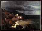 GIGANTE Giacinto | Italian painter and printmaker (b. 1806, Napoli, d. 1876, Napoli) | Storm over the Bay of Amalfi | c.1837 | Oil on canvas, 29 x 41 cm | Museo Nazionale di Capodimonte, Naples