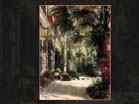 BLECHEN Karl | German painter (b. 1797, Cottbus, d. 1840, Berlin) | Friedrich Wilhelm III's Palm Court | 1832 | Paper over canvas, 64 x 56 cm | Nationalgalerie, Berlin