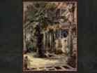 BLECHEN Karl | German painter (b. 1797, Cottbus, d. 1840, Berlin) | In the Palm House in Potsdam | 1832-34 | Oil on canvas, 64 x 56 cm | Kunsthalle, Hamburg