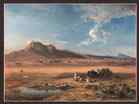 ROTTMANN Carl | German painter (b. 1797, Handschuhsheim, d. 1850, München) | Corinth with Akrocorinth | 1847 | Stone, 162 x 206 cm | Neue Pinakothek, Munich