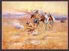 Charles M. Russell (1864–1926)  | Blackfeet Burning Crow Buffalo Range