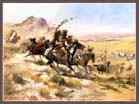 Charles M. Russell (1864–1926)  | Attack on a Wagon Train